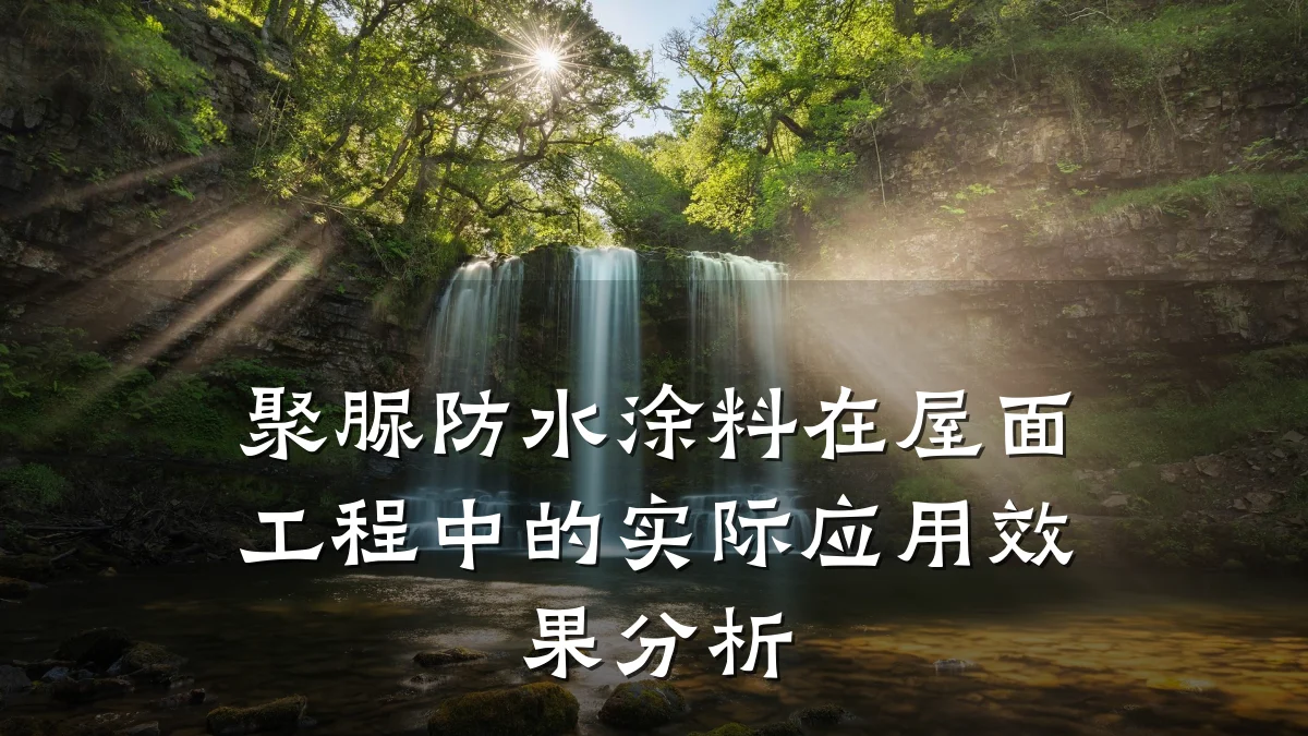 聚脲防水涂料在屋面工程中的实际应用效果分析