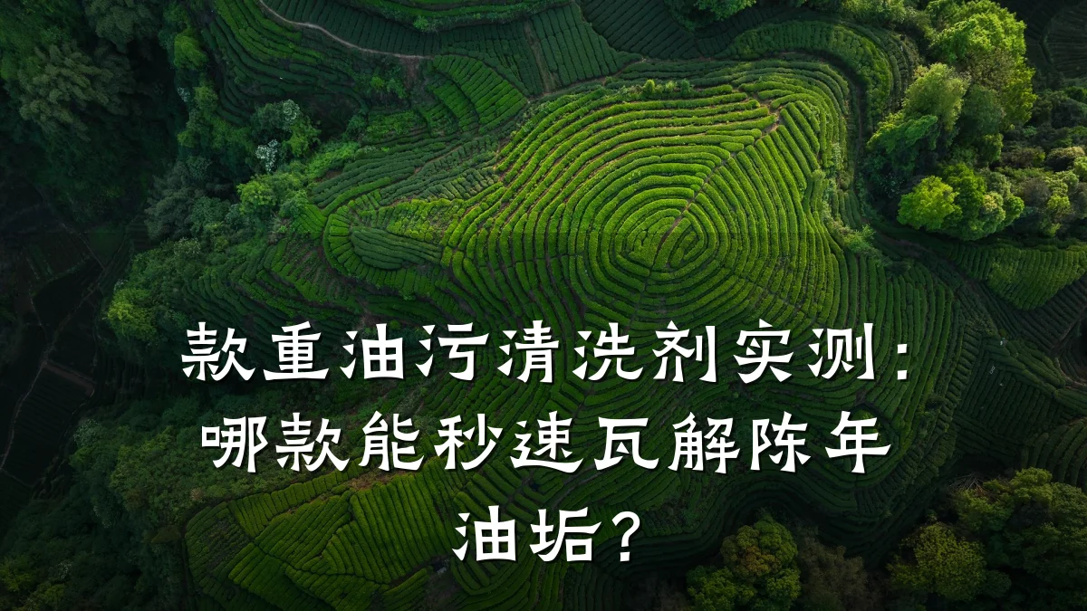 款重油污清洗剂实测：哪款能秒速瓦解陈年油垢？