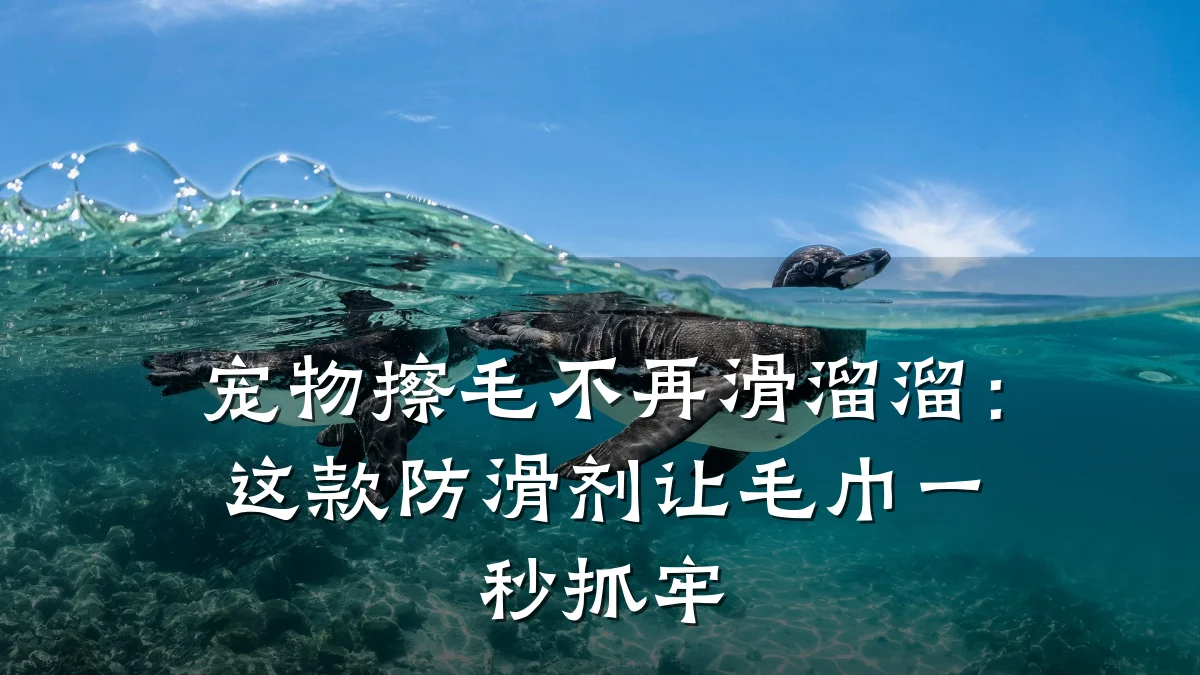 宠物擦毛不再滑溜溜:这款防滑剂让毛巾一秒抓牢