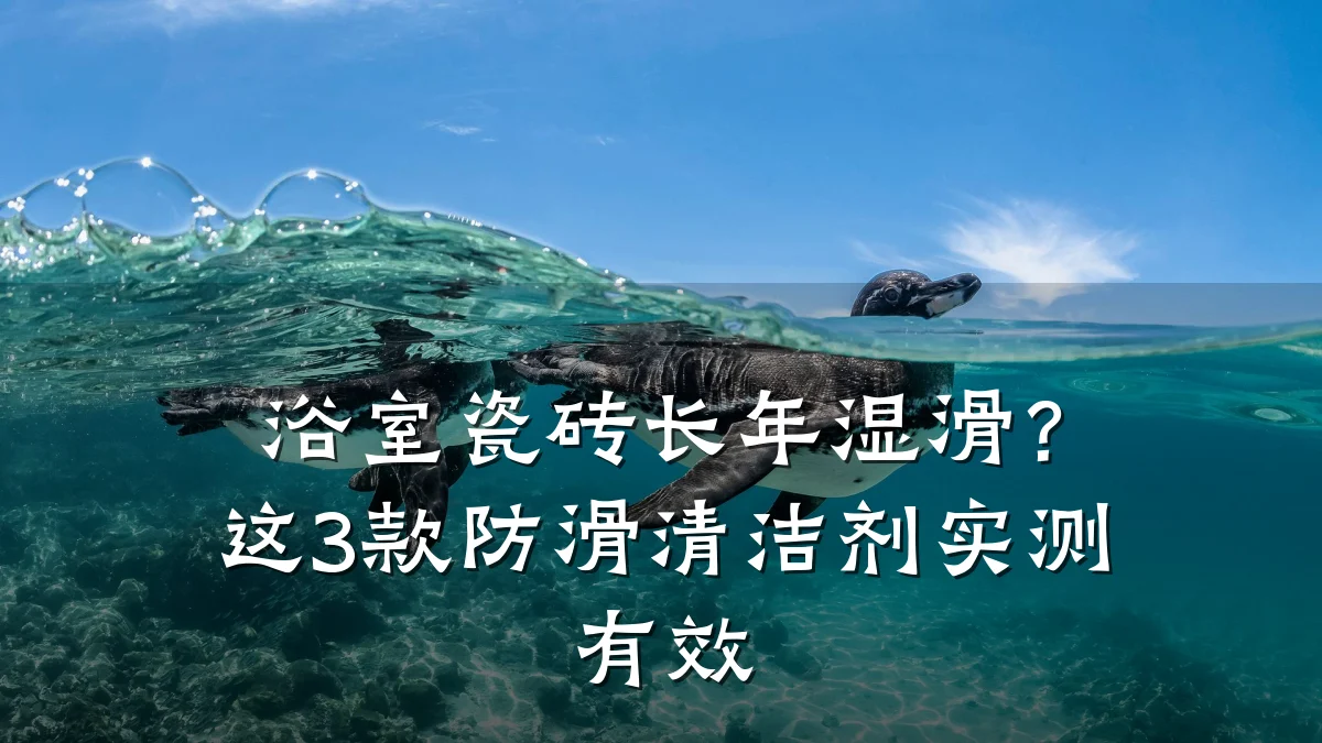 浴室瓷砖长年湿滑?这3款防滑清洁剂实测有效