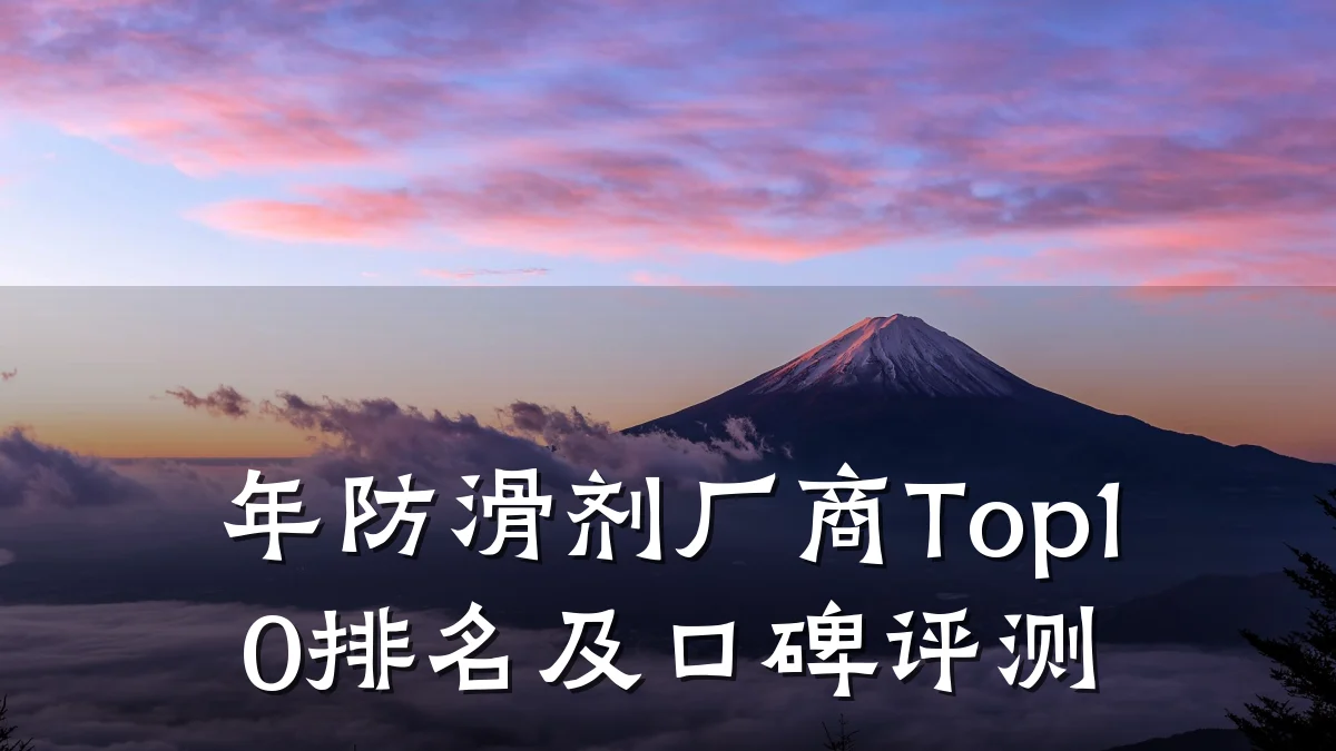 年防滑剂厂商Top10排名及口碑评测