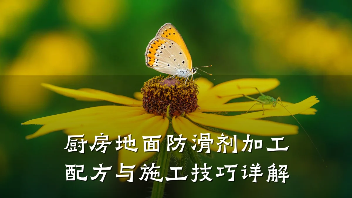 厨房地面防滑剂加工配方与施工技巧详解
