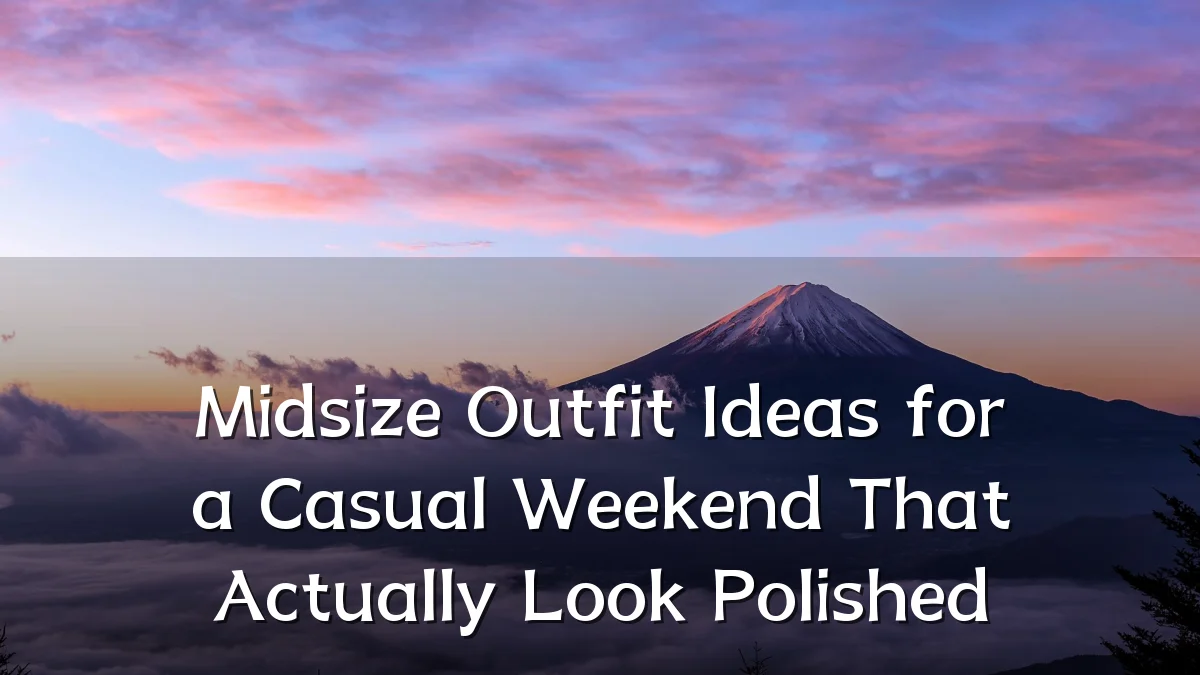 Midsize Outfit Ideas for a Casual Weekend That Actually Look Polished