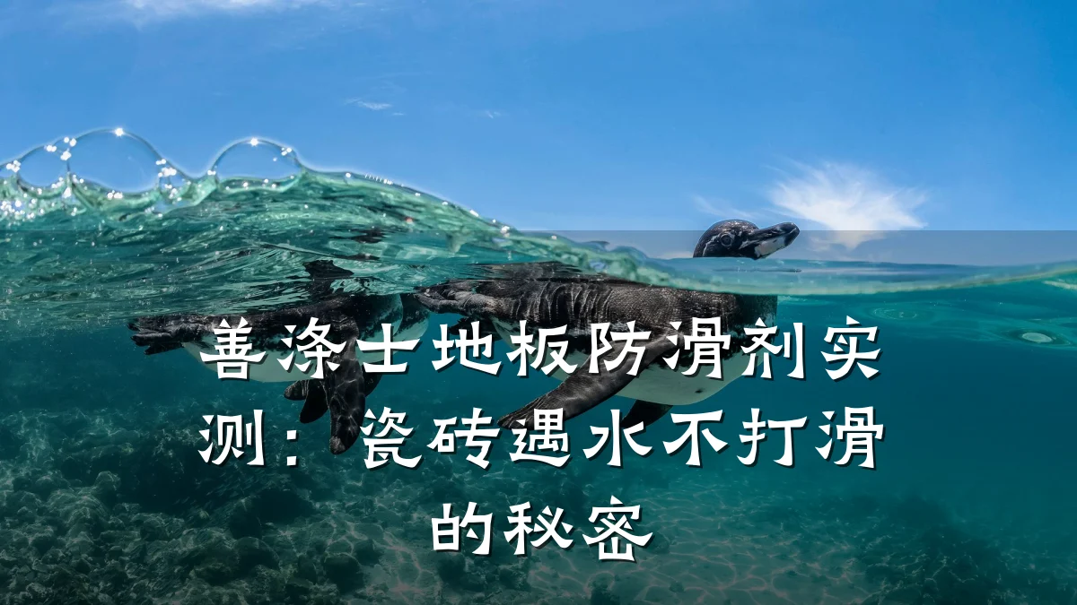 善涤士地板防滑剂实测：瓷砖遇水不打滑的秘密