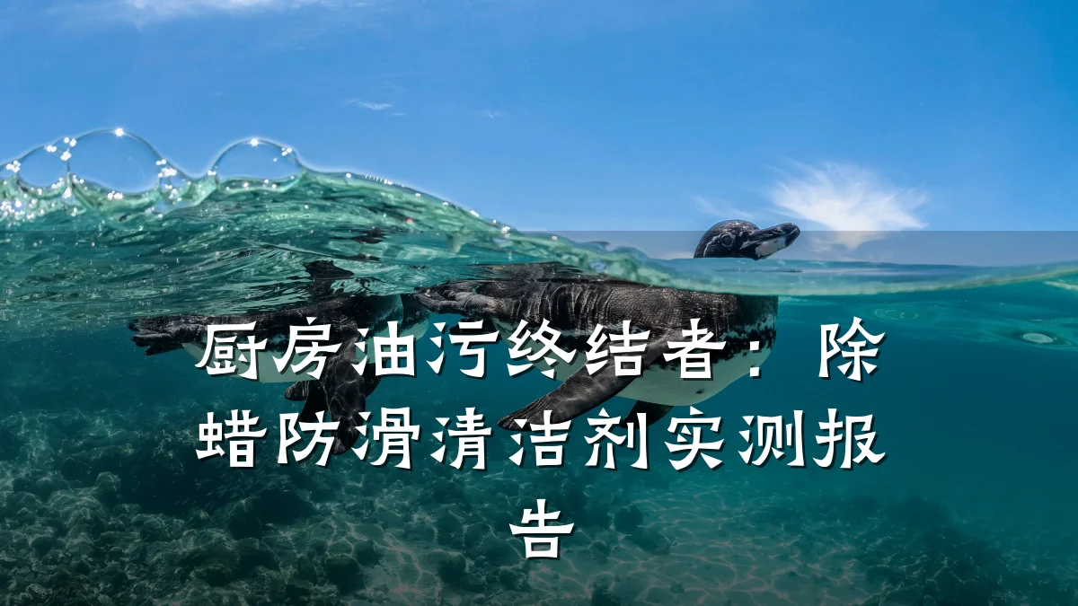 厨房油污终结者:除蜡防滑清洁剂实测报告