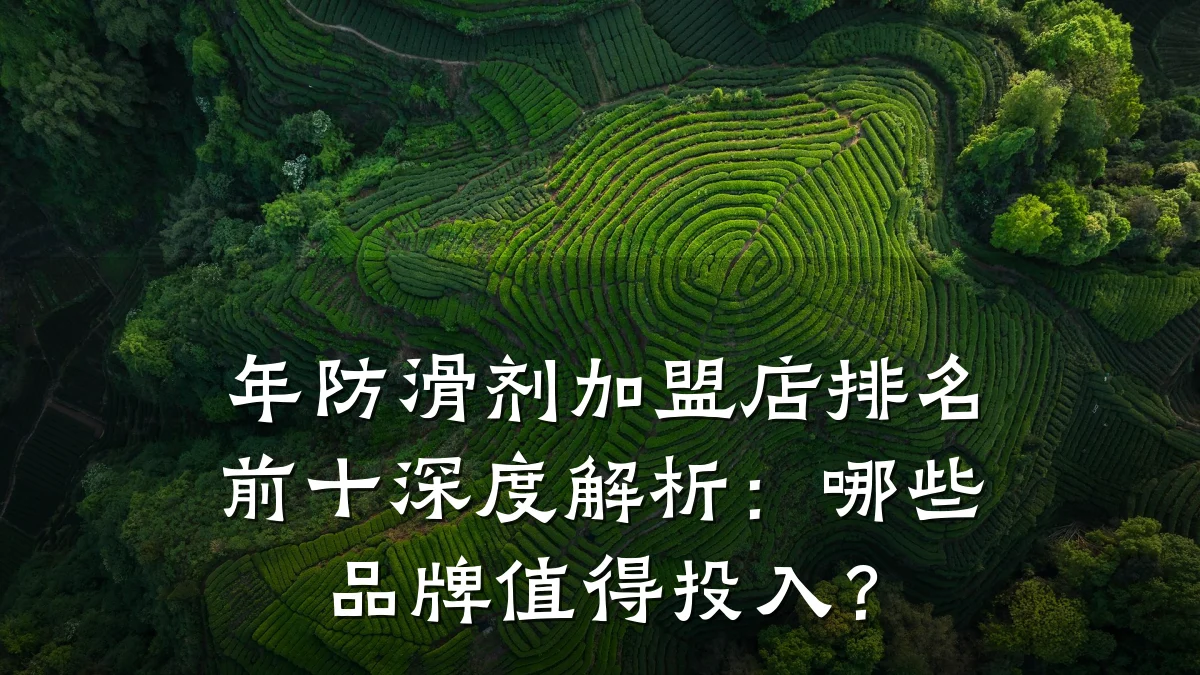 年防滑剂加盟店排名前十深度解析:哪些品牌值得投入?